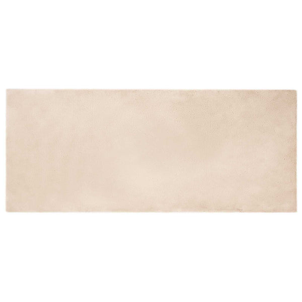 Liukuestettä sisältävä tekokaninannahkamatto OLITE Taupe