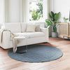 Liukuestettä sisältävä tekokaninannahkamatto OLITE Antrasiitti