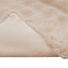 Tekoturkki Jäniksen Peitto Beige 130 x 150 cm Polyesteri
