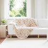 Tekoturkki Jäniksen Peitto Beige 130 x 150 cm Polyesteri