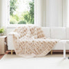 Tekoturkki Jäniksen Peitto Beige 150 x 220 cm Polyesteri