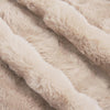 Tekoturkki Jäniksen Peitto 4 pcs Beige 130 x 150 cm Polyesteri