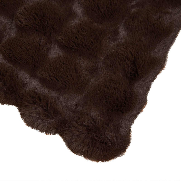 Tekoturkki Jäniksen Peitto Camel 150 x 220 cm Polyesteri