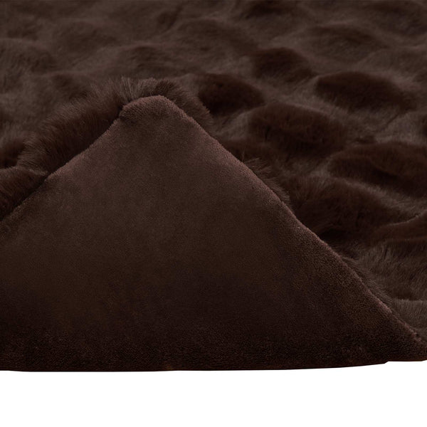 Tekoturkki Jäniksen Peitto Camel 150 x 220 cm Polyesteri