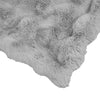 Tekoturkki Jäniksen Peitto Harmaa 130 x 150 cm Polyesteri