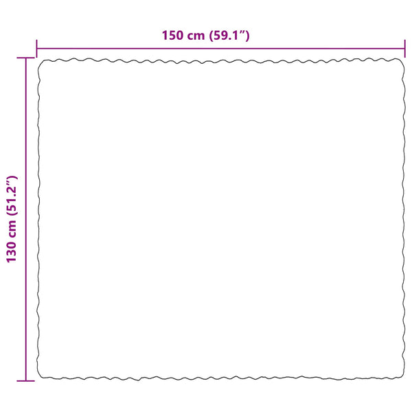 Tekoturkki Jäniksen Peitto Harmaa 130 x 150 cm Polyesteri