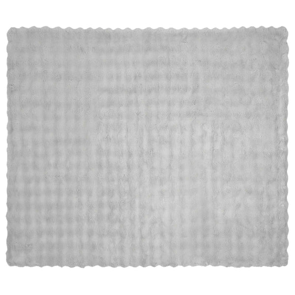 Tekoturkki Jäniksen Peitto Harmaa 220 x 240 cm Polyesteri