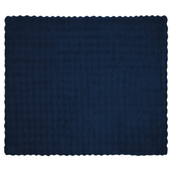 Tekoturkki Jäniksen Peitto Merensininen 130 x 150 cm Polyesteri