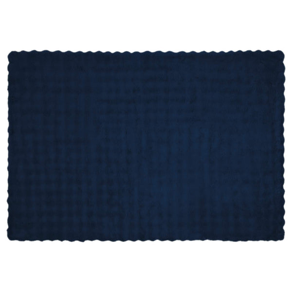 Tekoturkki Jäniksen Peitto Merensininen 150 x 220 cm Polyesteri