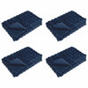 Tekoturkki Jäniksen Peitto 4 pcs Merensininen 240 x 270 cm