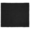 Tekoturkki Jäniksen Peitto 4 pcs Musta 130 x 150 cm Polyesteri