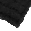 Tekoturkki Jäniksen Peitto 4 pcs Musta 150 x 220 cm Polyesteri