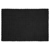 Tekoturkki Jäniksen Peitto 4 pcs Musta 150 x 220 cm Polyesteri