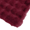 Tekoturkki Jäniksen Peitto Bordeaux punainen 150 x 220 cm