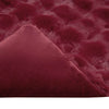 Tekoturkki Jäniksen Peitto Bordeaux punainen 150 x 220 cm