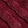Tekoturkki Jäniksen Peitto Bordeaux punainen 150 x 220 cm