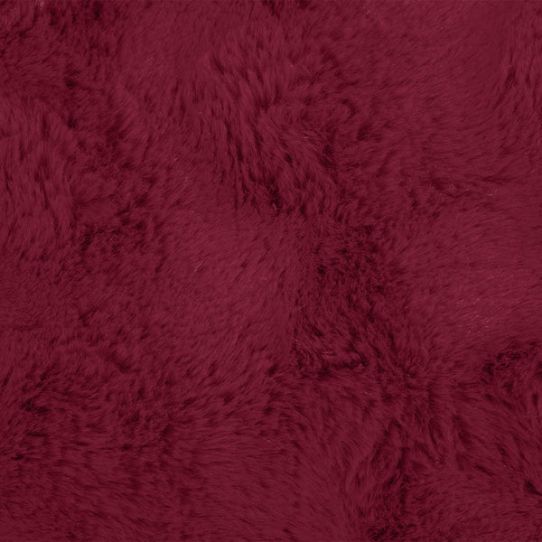 Tekoturkki Jäniksen Peitto Bordeaux punainen 150 x 220 cm