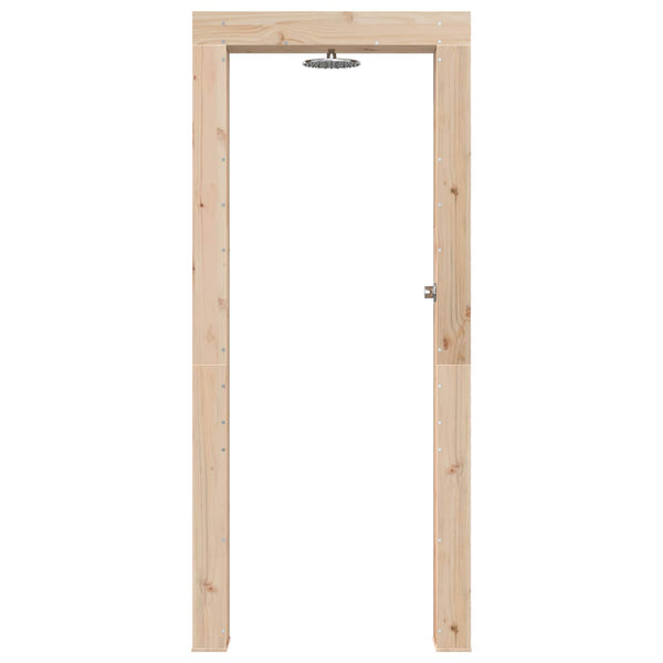 Ulko-suihku 226 cm Täysi mänty ja ruostumaton teräs