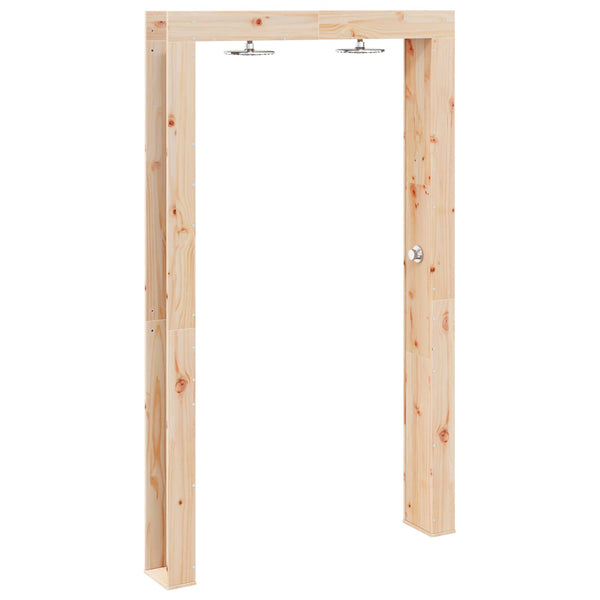 Ulko-suihku 226 cm Täysi mänty ja ruostumaton teräs