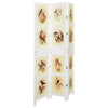 Romdivider Paneeli Valkoinen 106 x 165 cm MDF