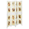 Romdivider Paneeli Valkoinen 141,5 x 165 cm MDF