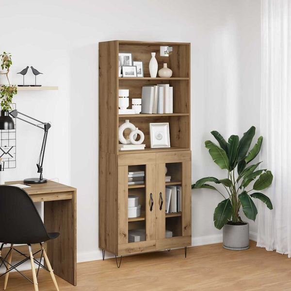 Korkea kaappi Artisan tammi 69,5 x 34 x 180 cm Tekninen puu (71)