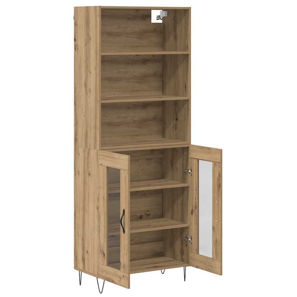 Korkea kaappi Artisan tammi 69,5 x 34 x 180 cm Tekninen puu (71)