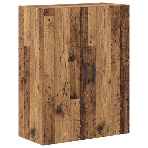 2 pcs Vanha Puu Puurakenteinen korkea kaappi ja lasi