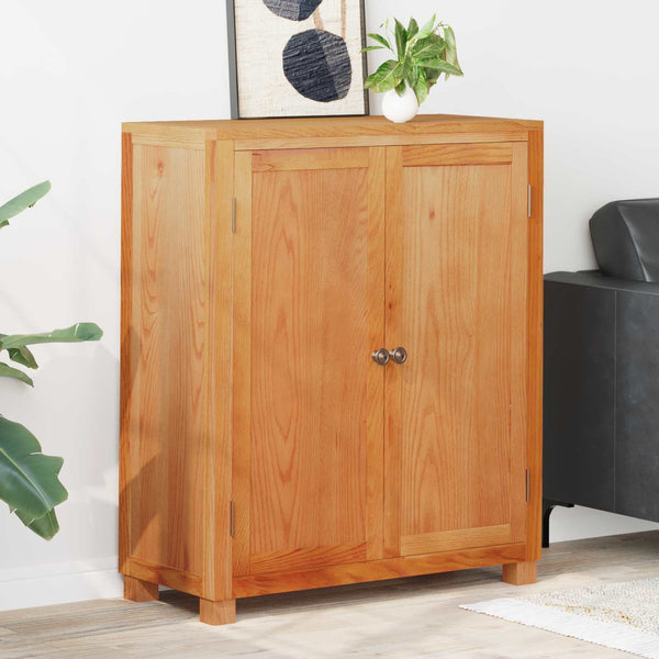 Kaappi säilytystilassa ovella Ruskea 80 x 35 x 95 cm Mäntypuu
