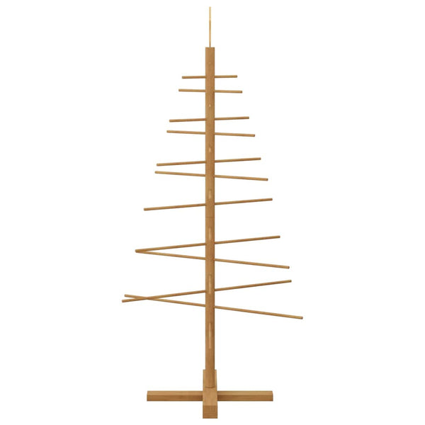 Puinen Joulukuusi Ruskea 125 cm Bambu