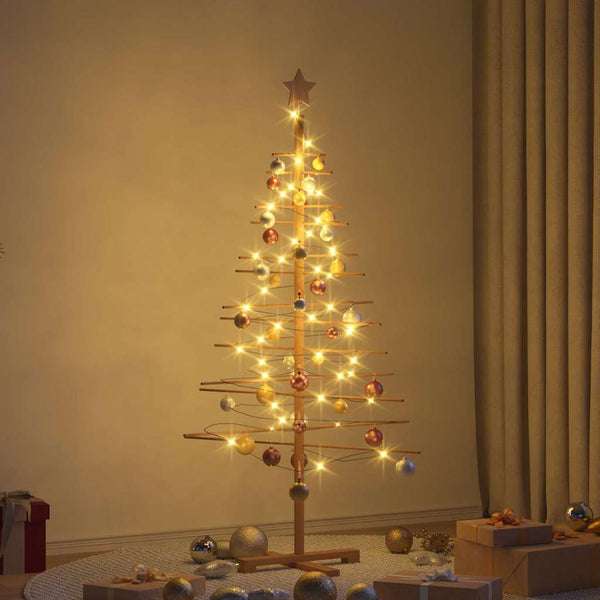 Puinen Joulukuusi Ruskea 150 cm Bambu