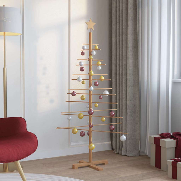 Puinen Joulukuusi Ruskea 150 cm Bambu