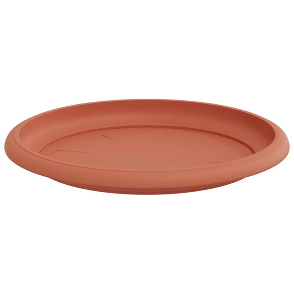 Pyöreä kukkatarjotin 6 kpl Tiilenpunainen Ø 19 x 2 cm Muovi