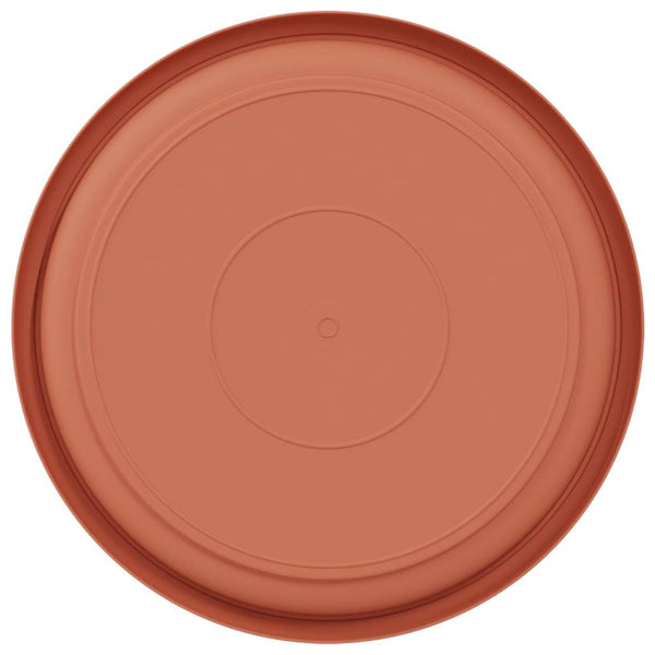 Pyöreä kukkatarjotin 24 kpl Tiilenpunainen Ø 19 x 2 cm Muovi