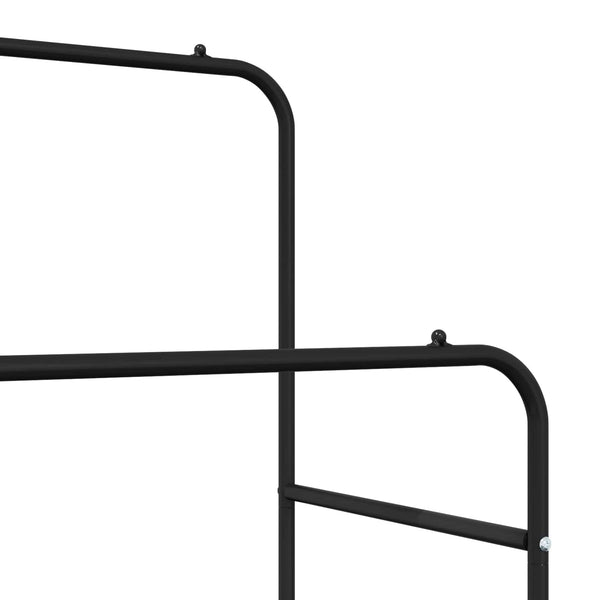 Vaateväline Musta 80 x 53 x 156 cm