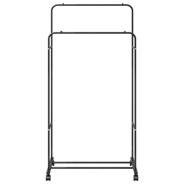 Vaateväline Musta 80 x 53 x 156 cm
