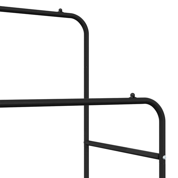 Vaateväline Musta 80 x 53 x 156 cm