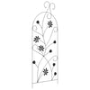 Puutarha-aita 3 kpl Musta 112 x 39,5 cm Teräs