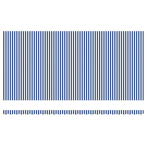 Vedettävä markiisi Sininen ja valkoinen 600 × 300 cm