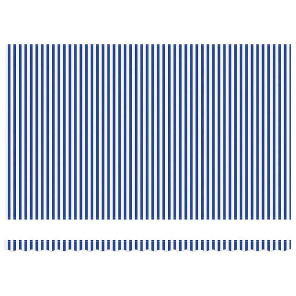 Vedettävä markiisi Sininen ja valkoinen 450 × 300 cm