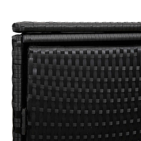 Roska-astiakotelo Musta 65 x 80 x 115 cm Polyeteeni