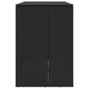 Roska-astiakotelo 2 kpl Musta 130 x 80 x 115 cm Polyeteeni