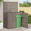 Roska-astiakotelo 2 kpl Harmaa 130 x 80 x 115 cm Polyeteeni