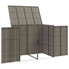 Roska-astiakotelo 2 kpl Harmaa 130 x 80 x 115 cm Polyeteeni