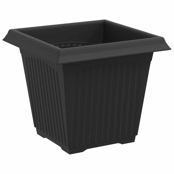 Kasviruukut 24 kpl Musta Muovi