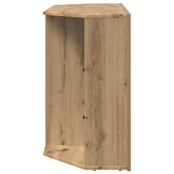 Kulma LED TV -kaappi 100x40x68cm Artisan tammi Tekninen puu