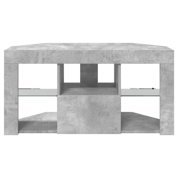 Kulma LED TV -kaappi Betoni Harmaa 103 x 40 x 50 cm