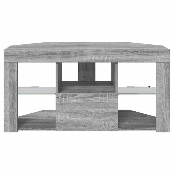 Kulma LED TV -kaappi Harmaa Sonoma 106 x 40 x 50 cm