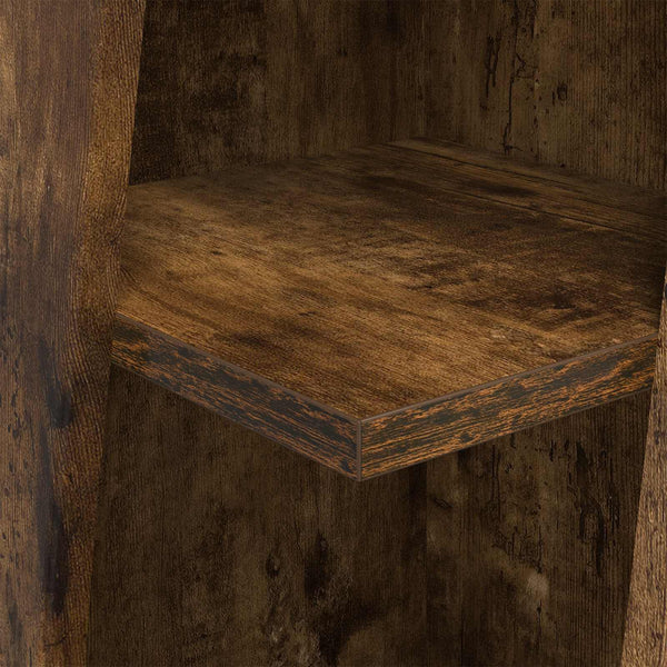 Kulmakaappi 27,5x27x102cm Tekninen puu Savupähkinä