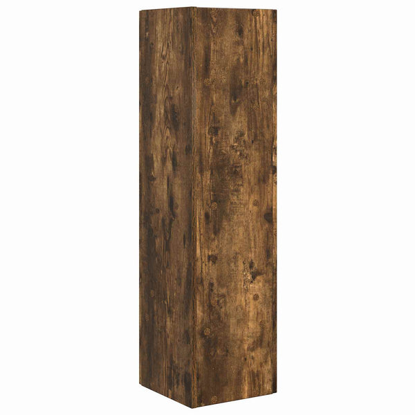 Kulmakaappi 27,5x27x102cm Tekninen puu Savupähkinä